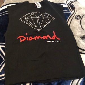 Cutoff sweatshirt by diamond supply
